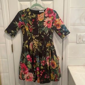 Girls- Elisa made in Italy flower dress